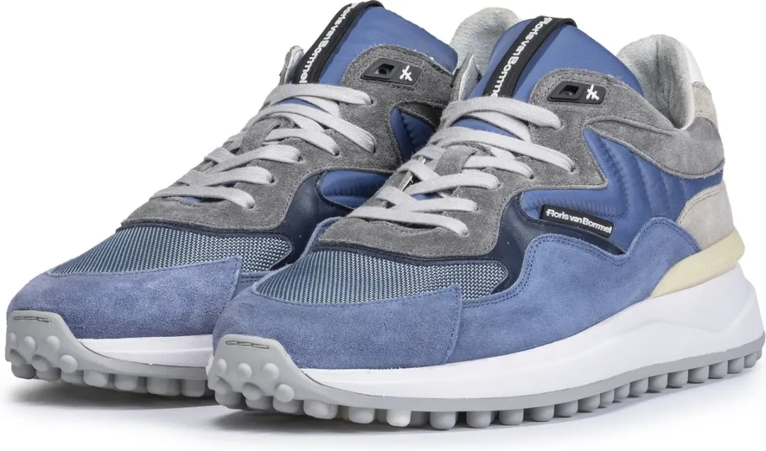 Floris van Bommel Sfm-10152 Lage Sneakers - Blauw - afbeelding 4 van 6