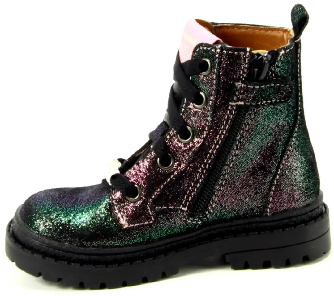 BunniesJR 226730-996 Meisjes Veterboots - Maat 26 - Rood - afbeelding 2 van 5