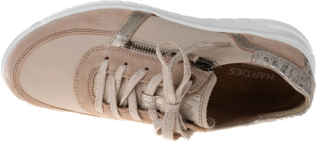 Hartjes Wave Shoe Dames Veterschoenen - Zand - Maat 37