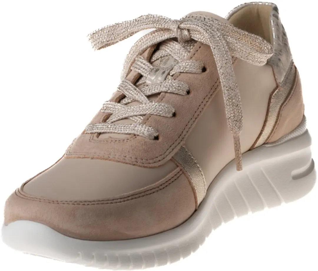 Hartjes Wave Shoe Dames Veterschoenen - Zand - Maat 37