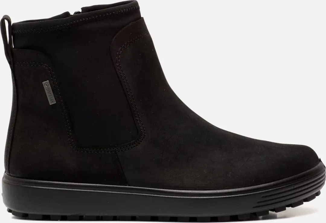 Ecco Soft 7 Tred W Chelsea boots zwart Nubuck