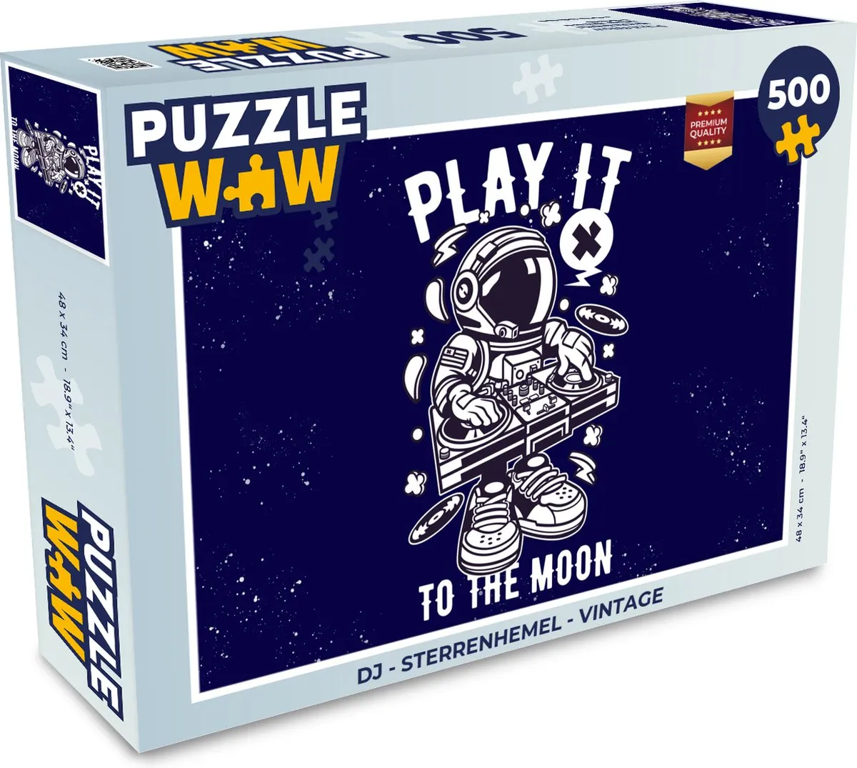 PuzzleWow DJ Sterrenhemel Legpuzzel 500 Stuks - Multicolor