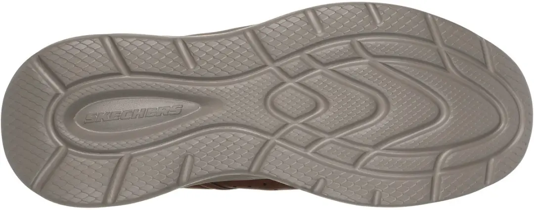Skechers Garner Newick Heren Sneakers 41.5 - Dark Brown - afbeelding 5 van 6