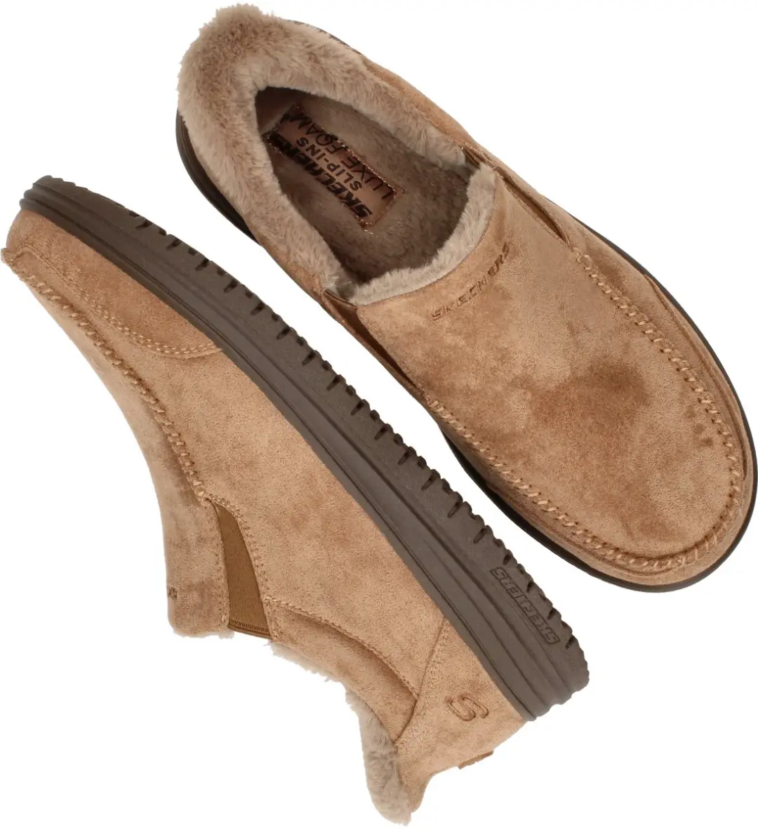 Skechers Murette Scofield Heren Sloffen - Tan