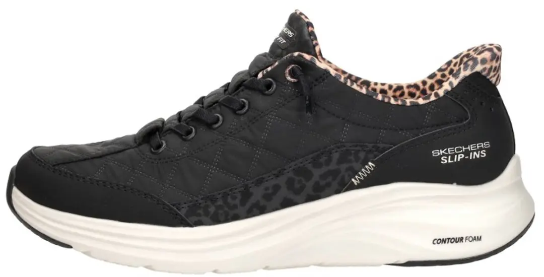 Skechers CONTOUR FOAM-LEOPARD DREAM Dames Instappers - Multi/Zwart