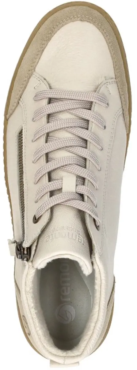 Remonte Veterschoenen Hoog D2T71-80 - Gebroken wit 40