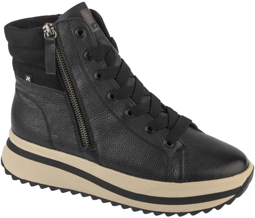 Rieker Booties W3870, Vrouwen, Zwart, Sneakers, maat: 39