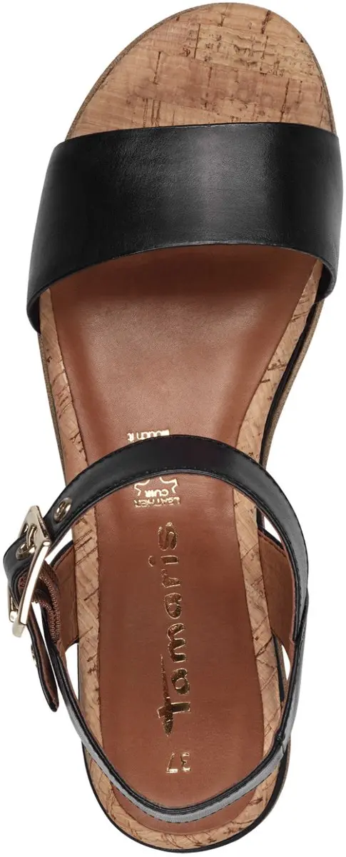 Tamaris Sandalen 215242 - Dames - Maat 39 - Zwart