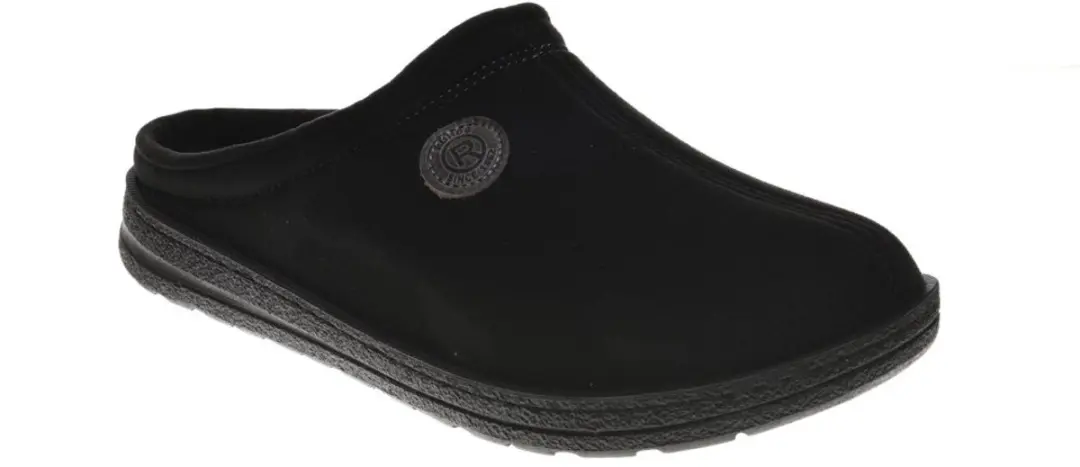 Rohde Pantoffels Vilt - Zwart - Maat 40