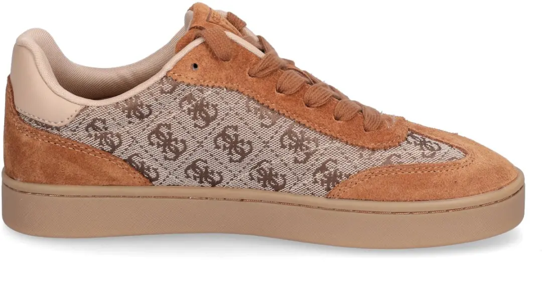 Guess Jacek Laag Sneakers - Maat 36 - Cognac - afbeelding 4 van 6