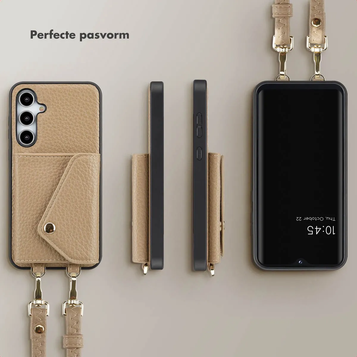 Selencia Sera Koordhoes Samsung Galaxy A35 - Taupe