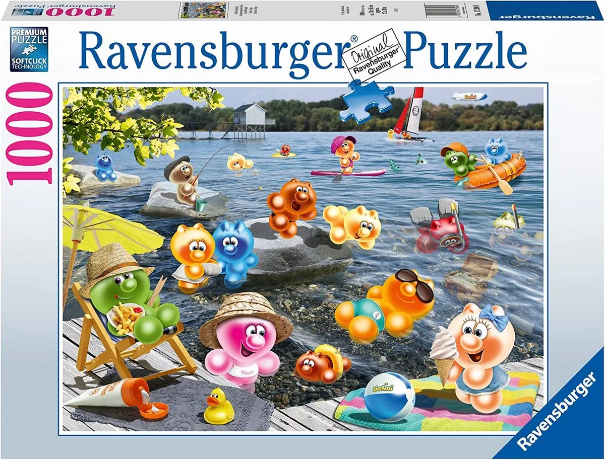 Ravensburger Gelini Seepicknick Puzzel 1000 Stuks - Multicolor - afbeelding 4 van 5