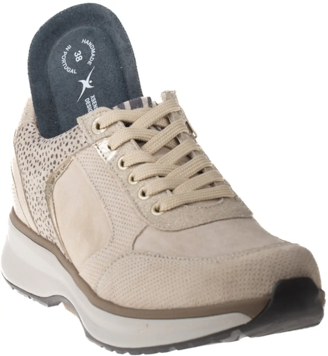 Xsensible Georgia Dames Sneakers - Beige - Maat 38
