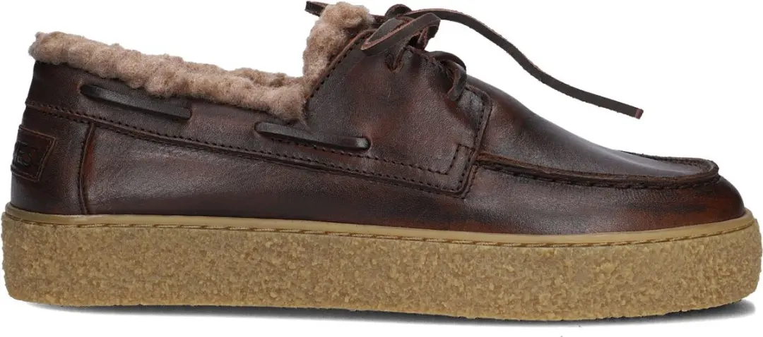 Shabbies Amsterdam Chewy Moccasin Sneaker - Bruin - Maat 38 - afbeelding 5 van 6