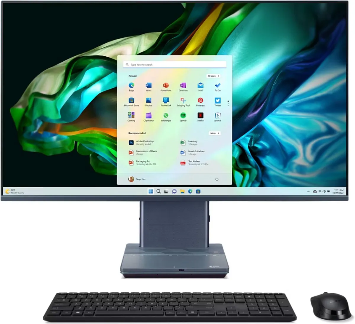 Acer Aspire S32-1856 i7-1360P Alles-in-één-pc 32GB 1TB SSD 80cm Zwart