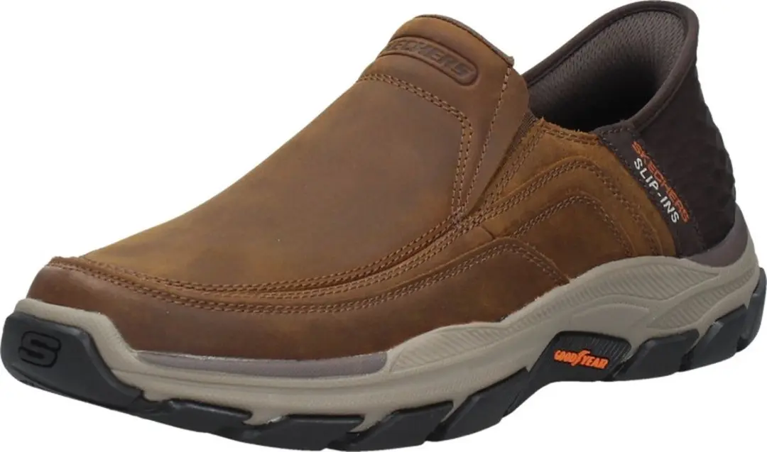 Skechers Slip-ins Respected Elgin Heren Instappers - Bruin - afbeelding 4 van 6