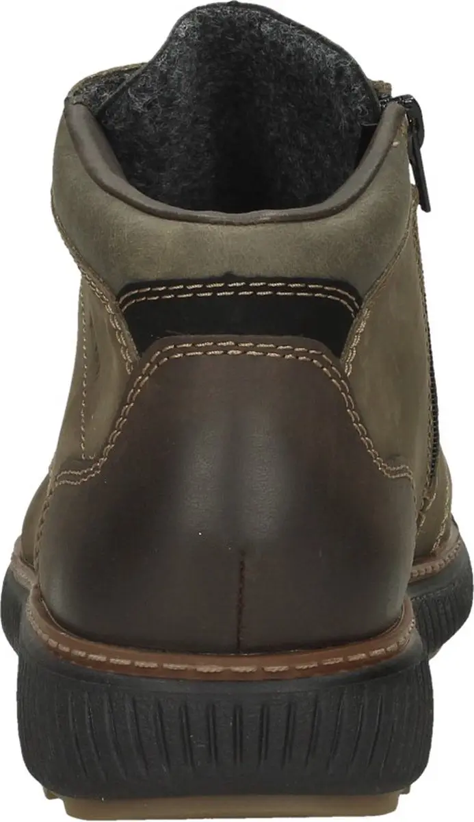 Rieker B3308 Veterschoenen Hoog - Taupe Maat 46
