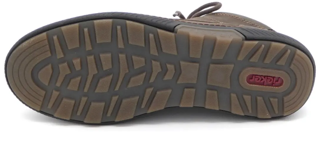 Rieker B3308 Veterschoenen Hoog - Taupe Maat 46