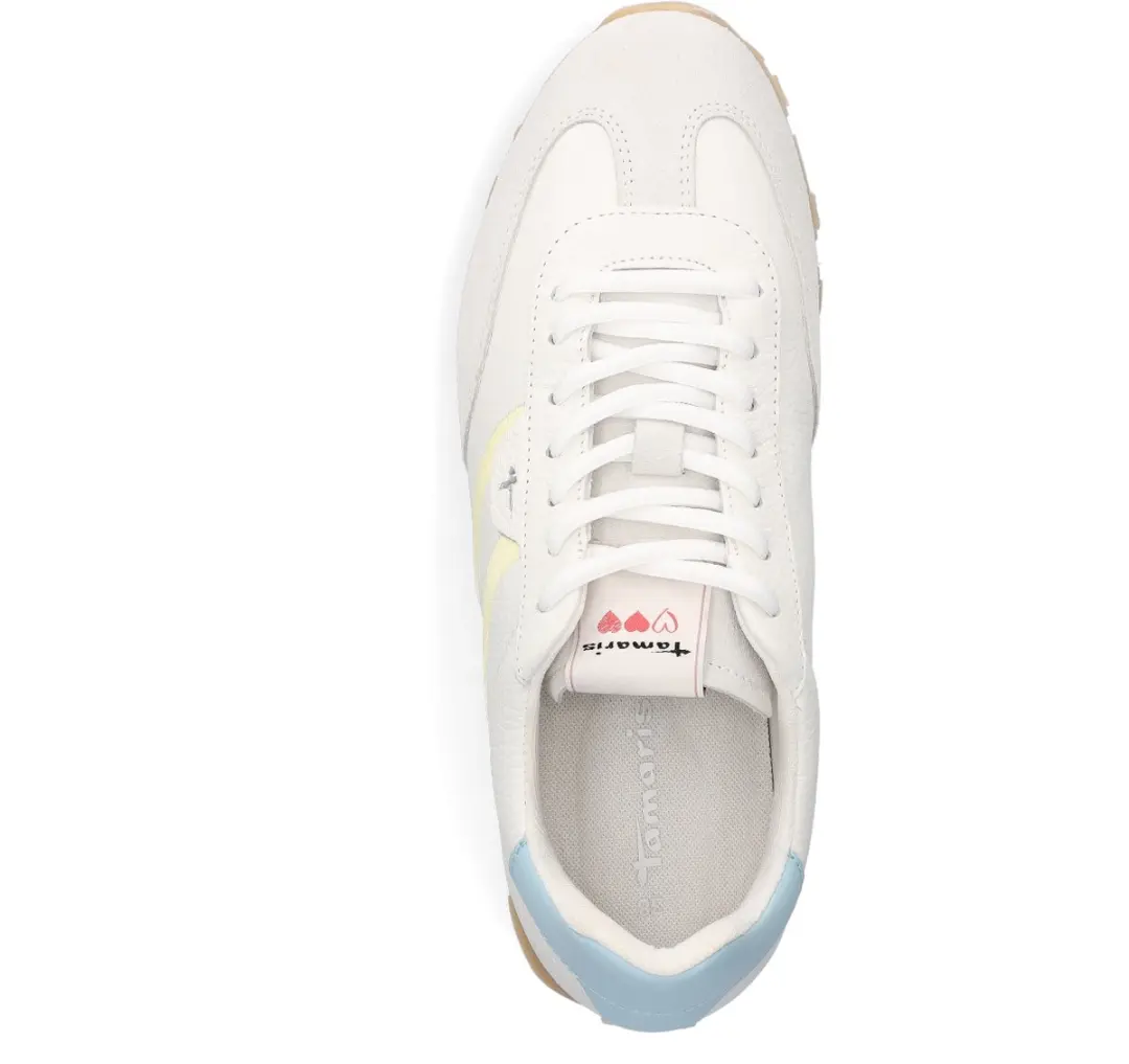 Tamaris Dames Sneaker 1-23614-46 - 36 EU - Wit/Grijs