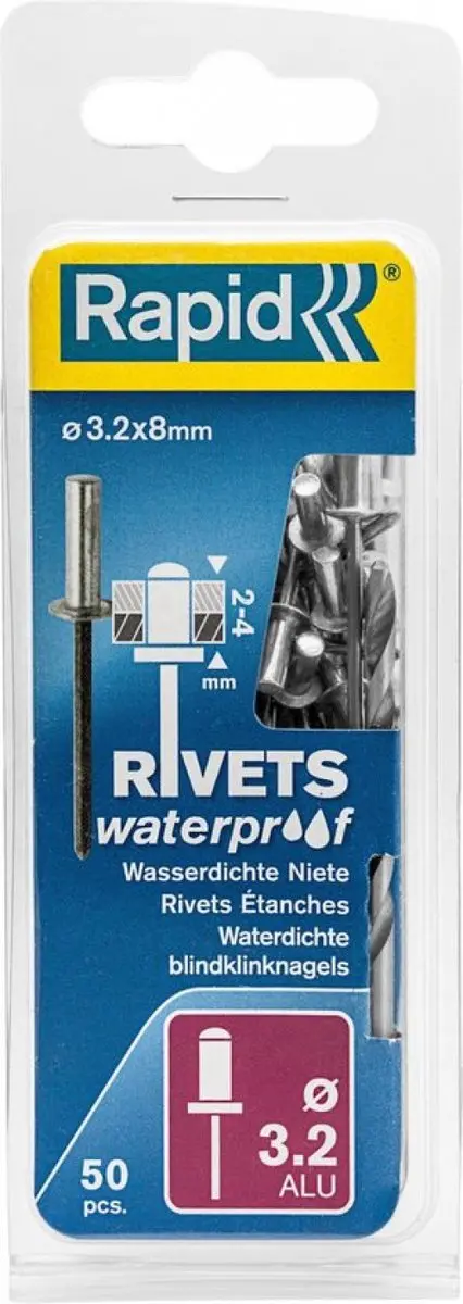 Rapid Waterdichte Blindklinknagel Ø3,2x8mm