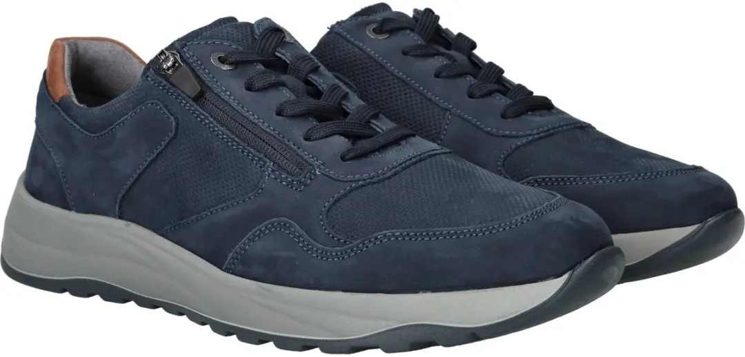 Wäldlaufer K-John Heren Sneakers 662001 - Donkerblauw - afbeelding 2 van 6