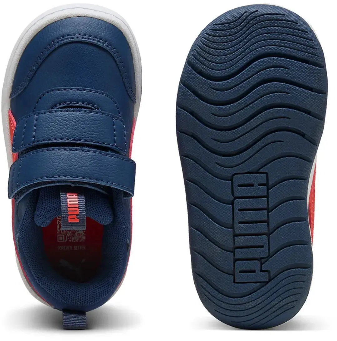 PUMA Multiflex 2 Sneakers Junior 27 - Donkerblauw/Wit/Rood