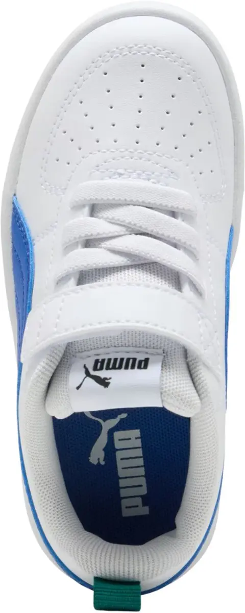 PUMA Rickie AC+ Sneakers 31 - Blauw/Groen/Wit - afbeelding 2 van 6