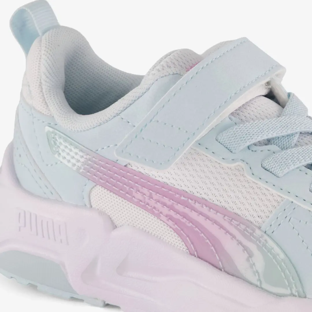 PUMA Trinity 2 LT Faded Glow Meisjes Sneakers - Maat 28 - Blauw - afbeelding 5 van 6