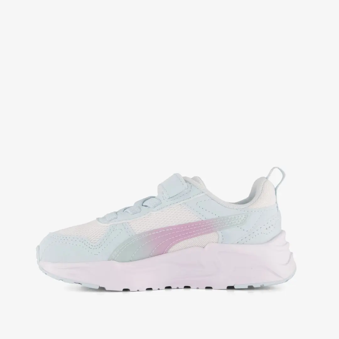 PUMA Trinity 2 LT Faded Glow Meisjes Sneakers - Maat 28 - Blauw - afbeelding 4 van 6