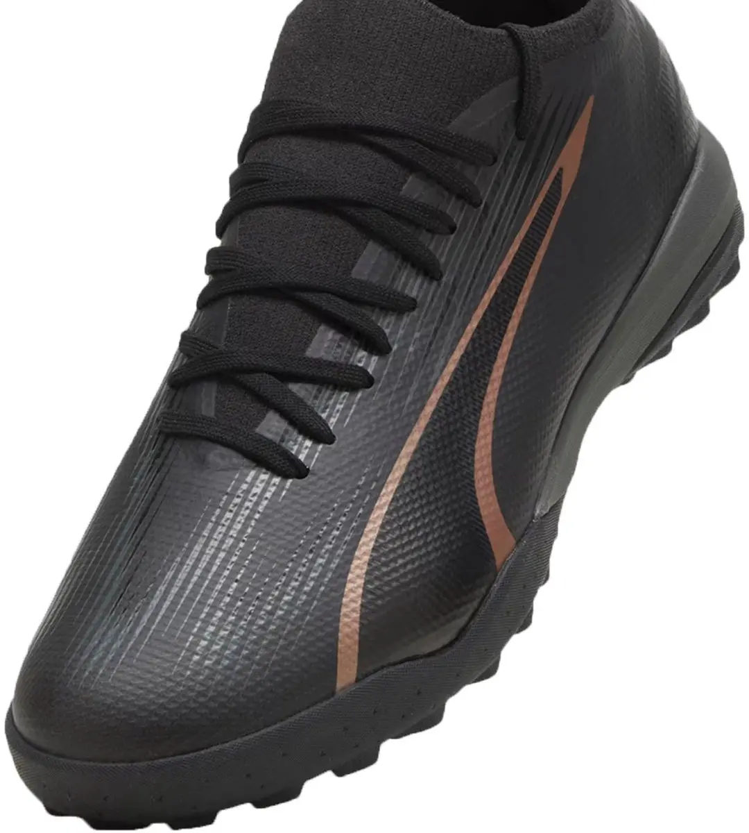 PUMA Ultra Match TT Voetbalschoenen - Goud/Zwart - afbeelding 4 van 6