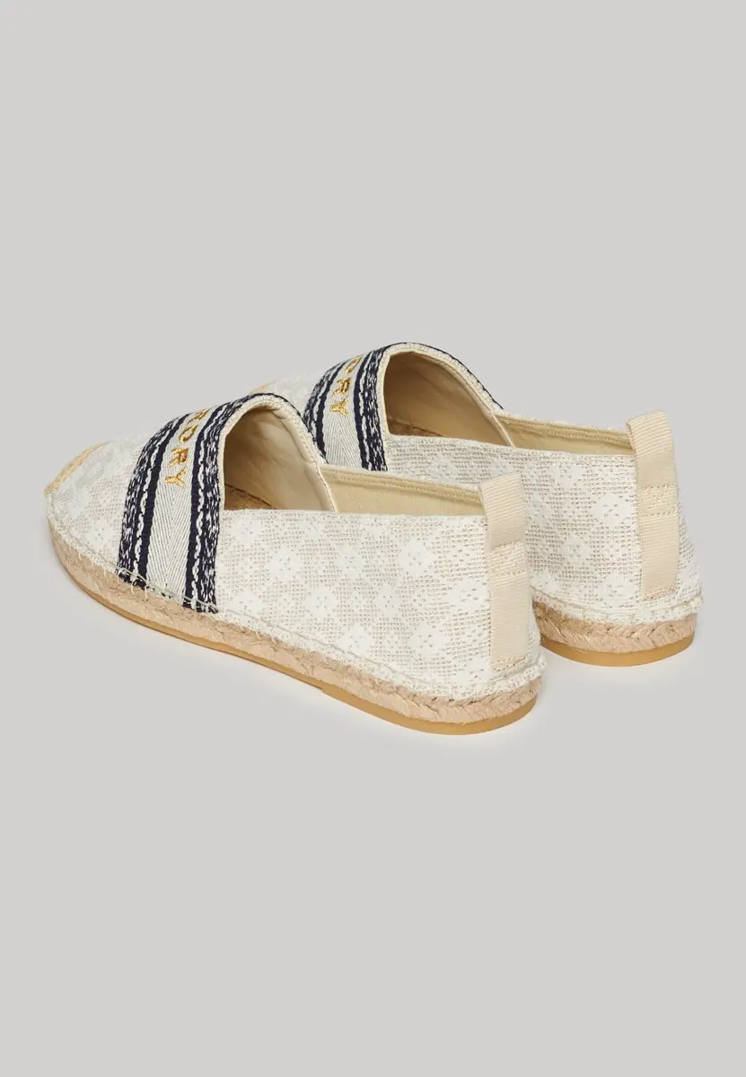 Superdry Canvas Espadrilles WF110297A - Dames 38 - Natural - afbeelding 4 van 6