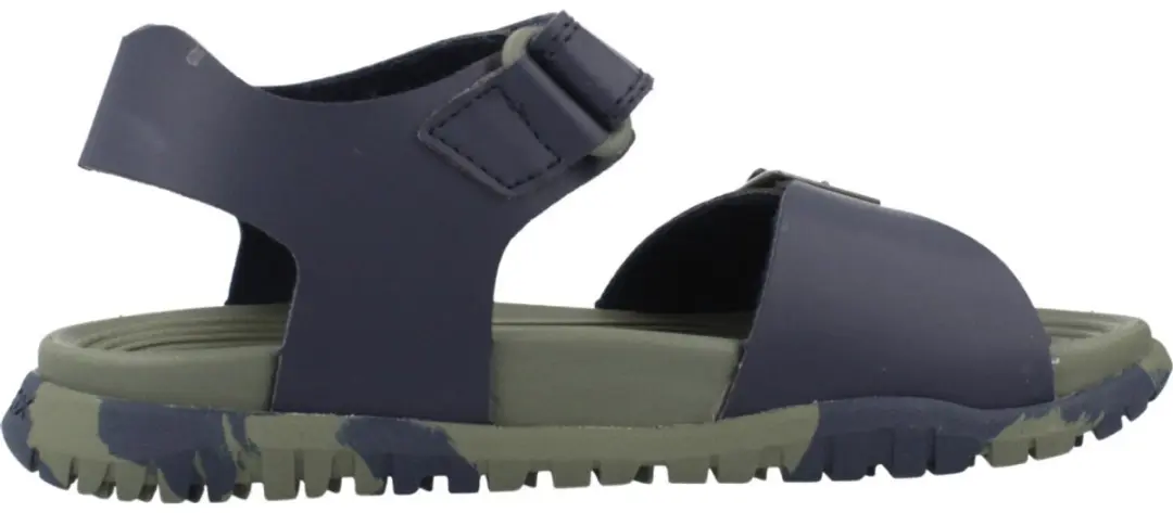 GEOX Fusbetto Sandalen - Marineblauw/Legergroen - Maat 36