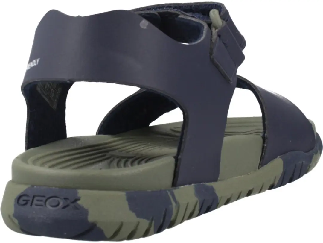 GEOX Fusbetto Sandalen - Marineblauw/Legergroen - Maat 36