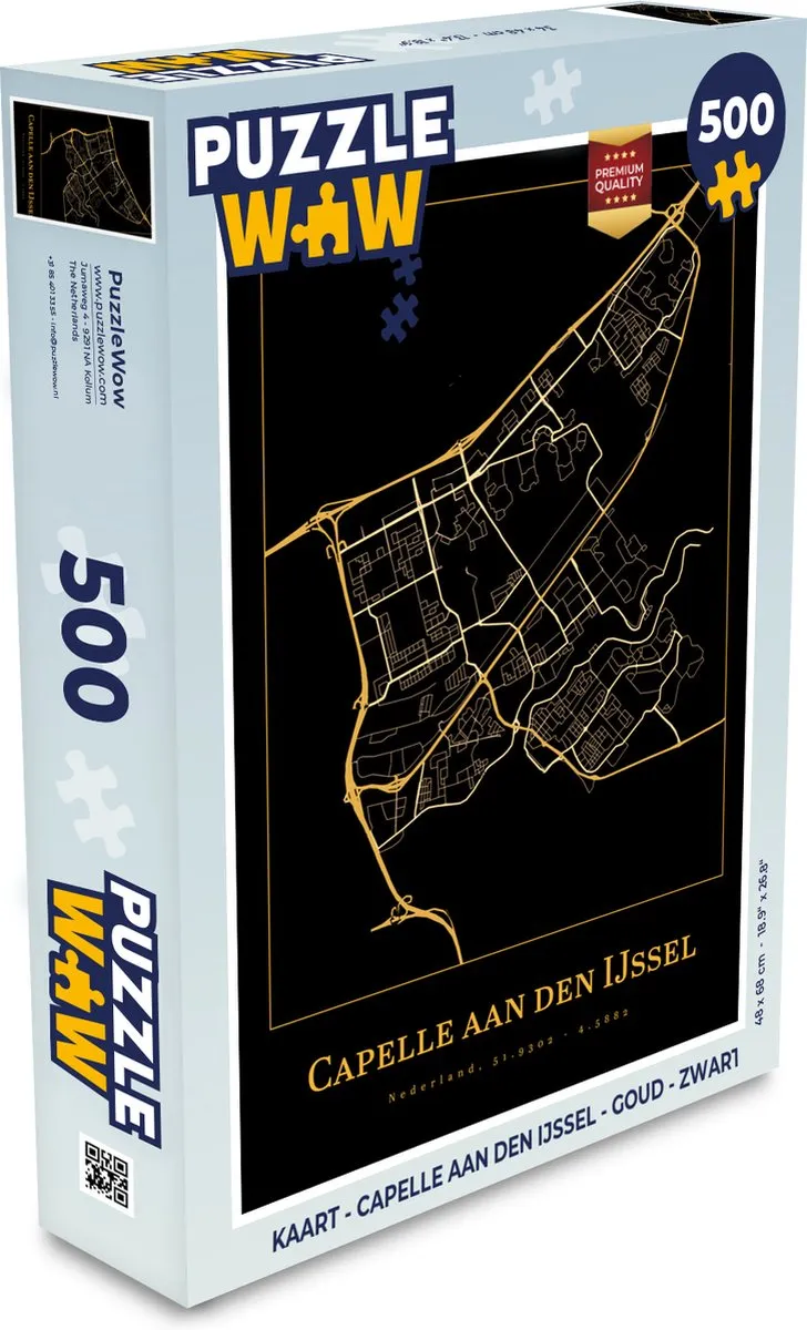 PuzzleWow Legpuzzel Capelle aan den IJssel 500 Stuks