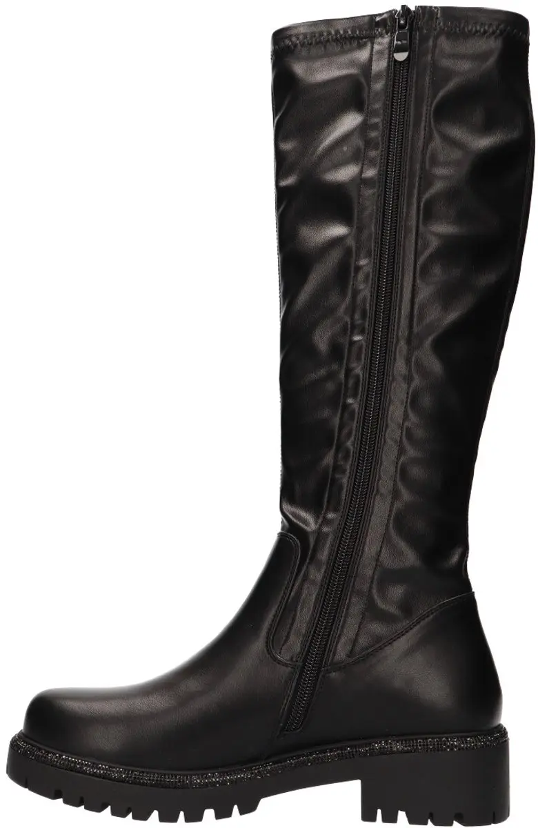 La Strada Hoge Laars Dames - Zwart - Maat 40