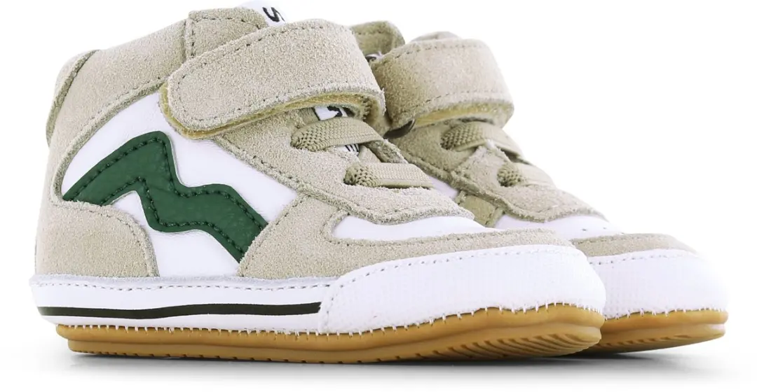 Shoesme Beige Green BABY-PROOF Veterschoenen - Maat 20