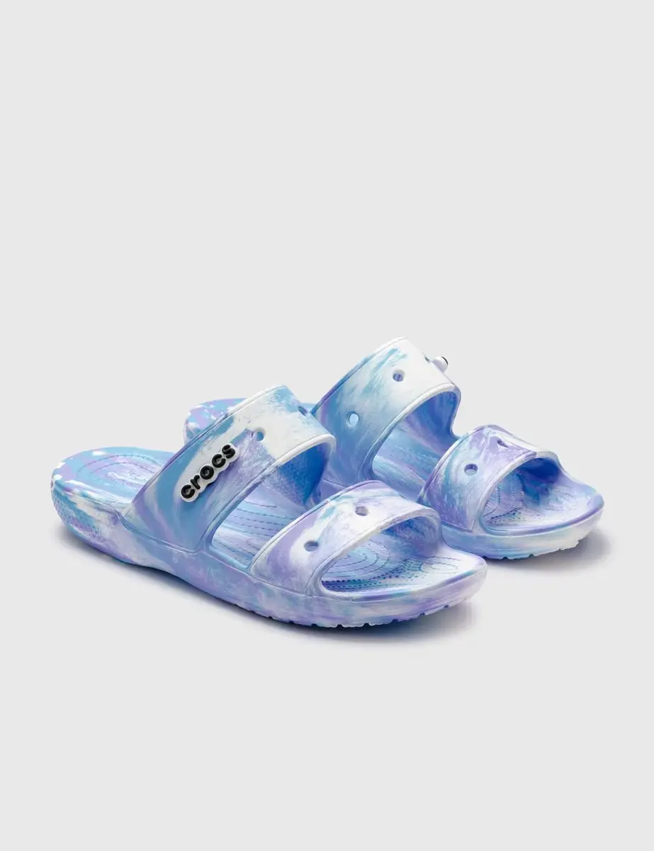 Crocs Classic Marbled Sandalen Wit/Oxygen Maat 36/37 US M4/W6