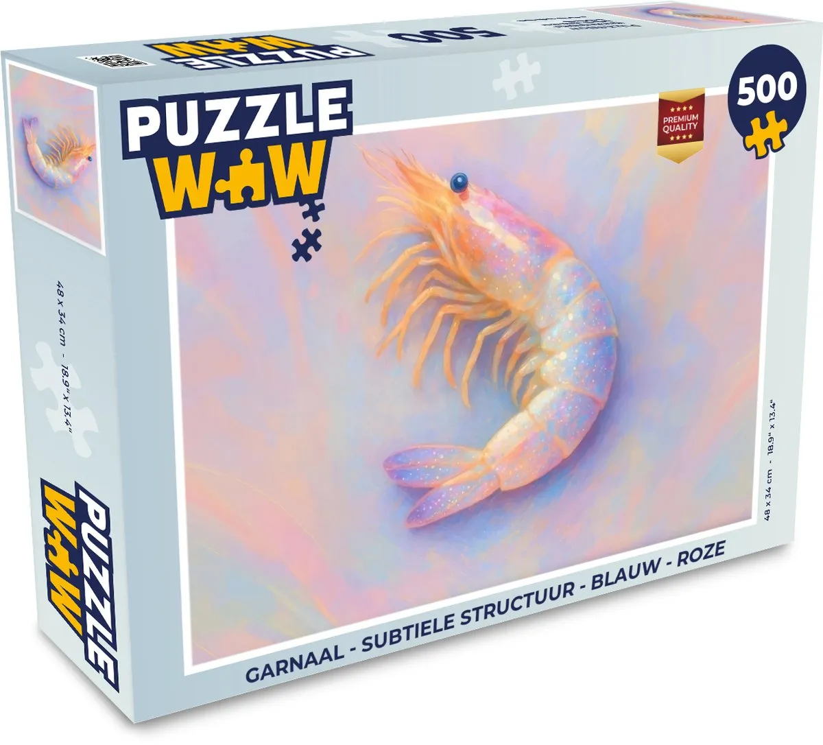 PuzzleWow Garnaal Legpuzzel 500 Stuks