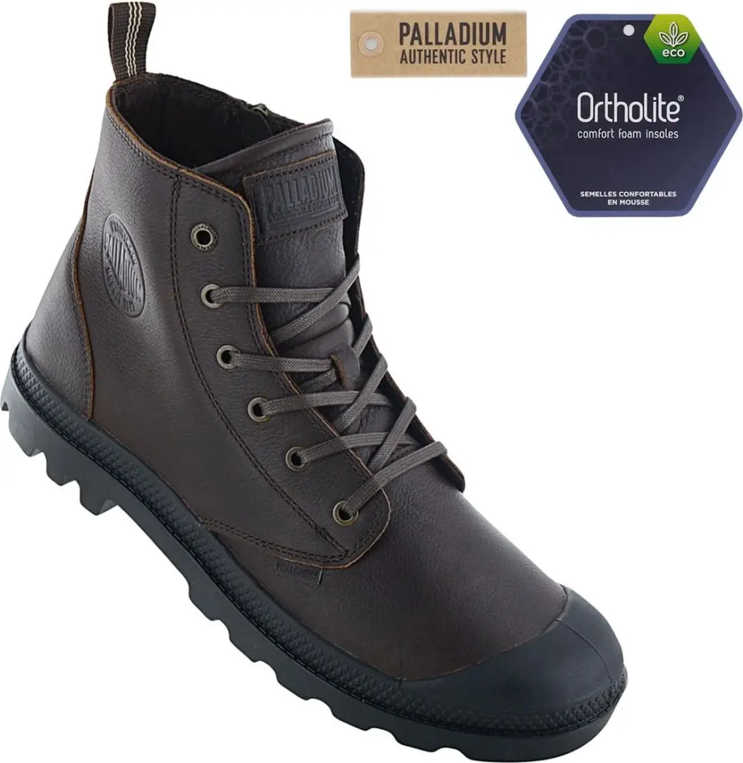 Palladium Pampa Zip Leather ESS Herenlaarzen - Bison - afbeelding 6 van 6