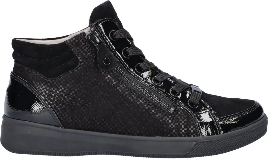 Ara Rom dames sneaker - Zwart zwart - Maat 43