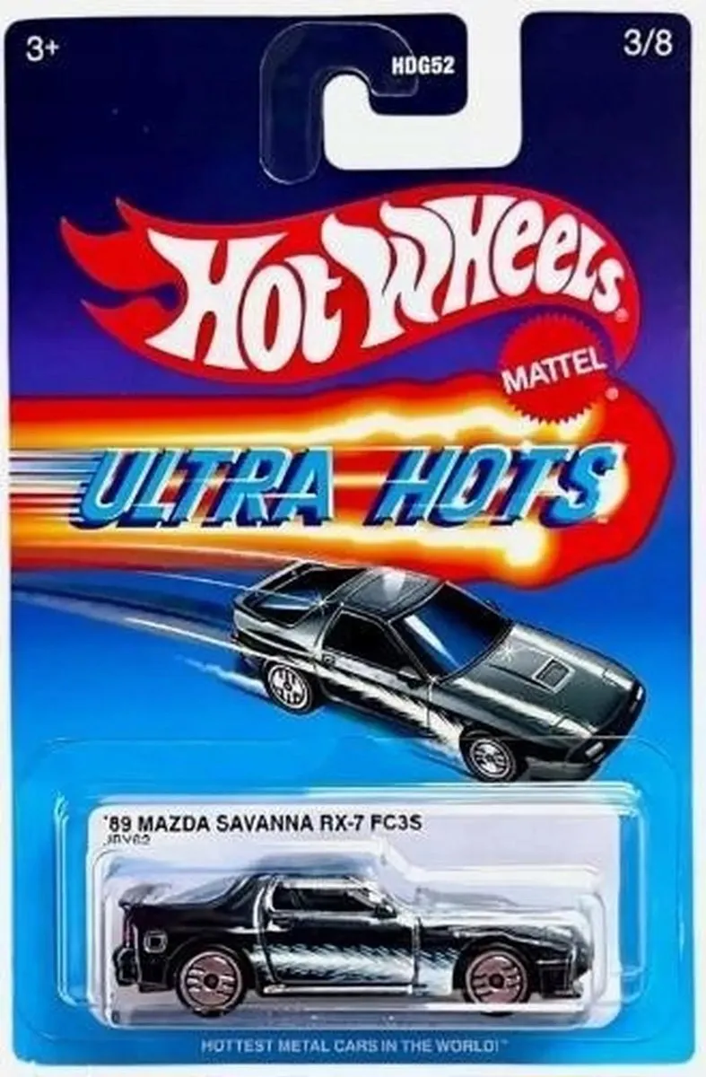 Hot Wheels Mazda Savanna RX-7 FC3S JBY62 - Zwart - afbeelding 2 van 5