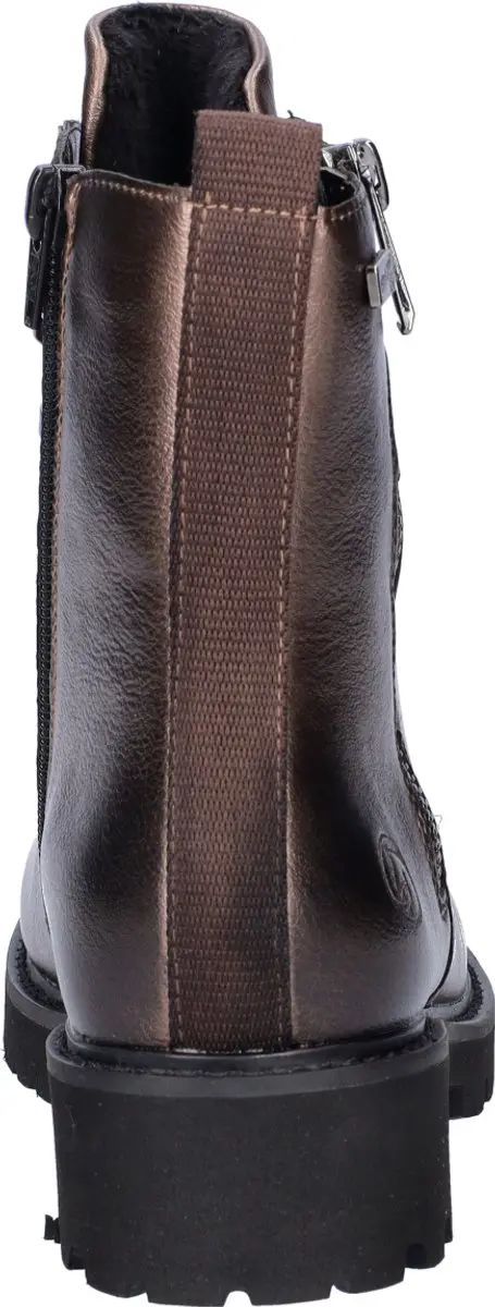Remonte D8656 Dames Veterboot - Brons - Maat 39