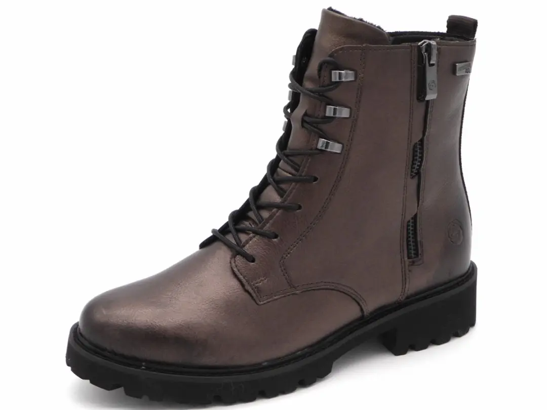 Remonte D8656 Dames Veterboot - Brons - Maat 39