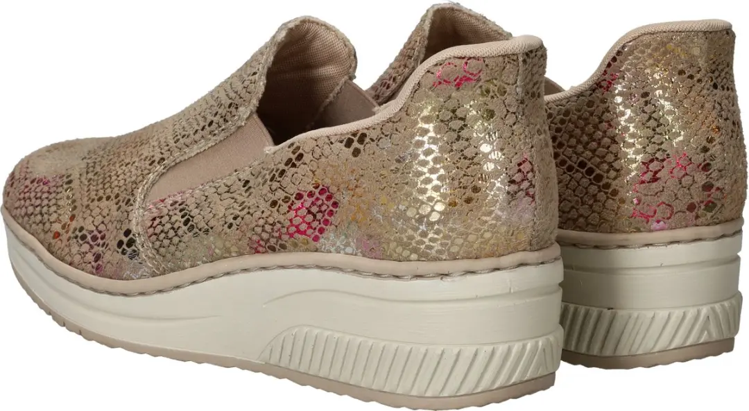 Rieker Instappers 137507 - Beige - Dames - Maat 38 - afbeelding 6 van 6