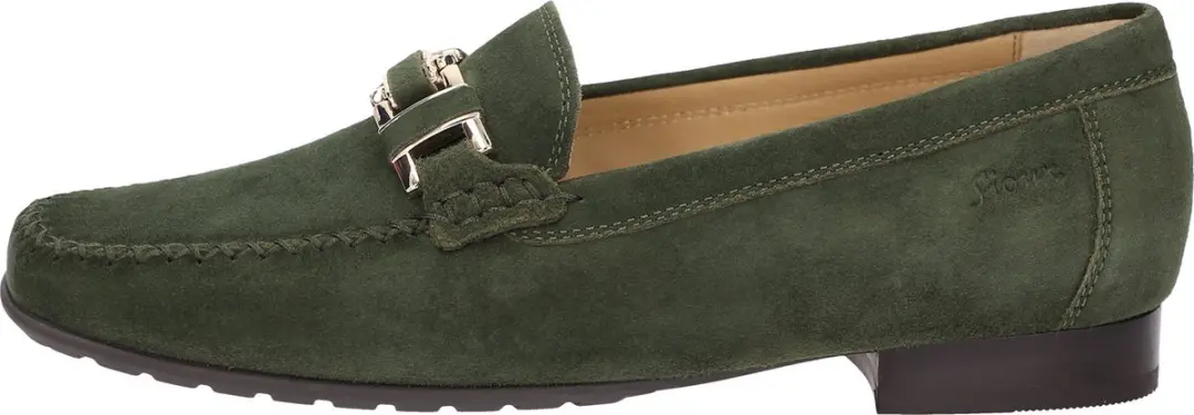 Sioux Cambria-HW Dames Mokassin Slipper - 44 - Dunkelgrün - afbeelding 3 van 6