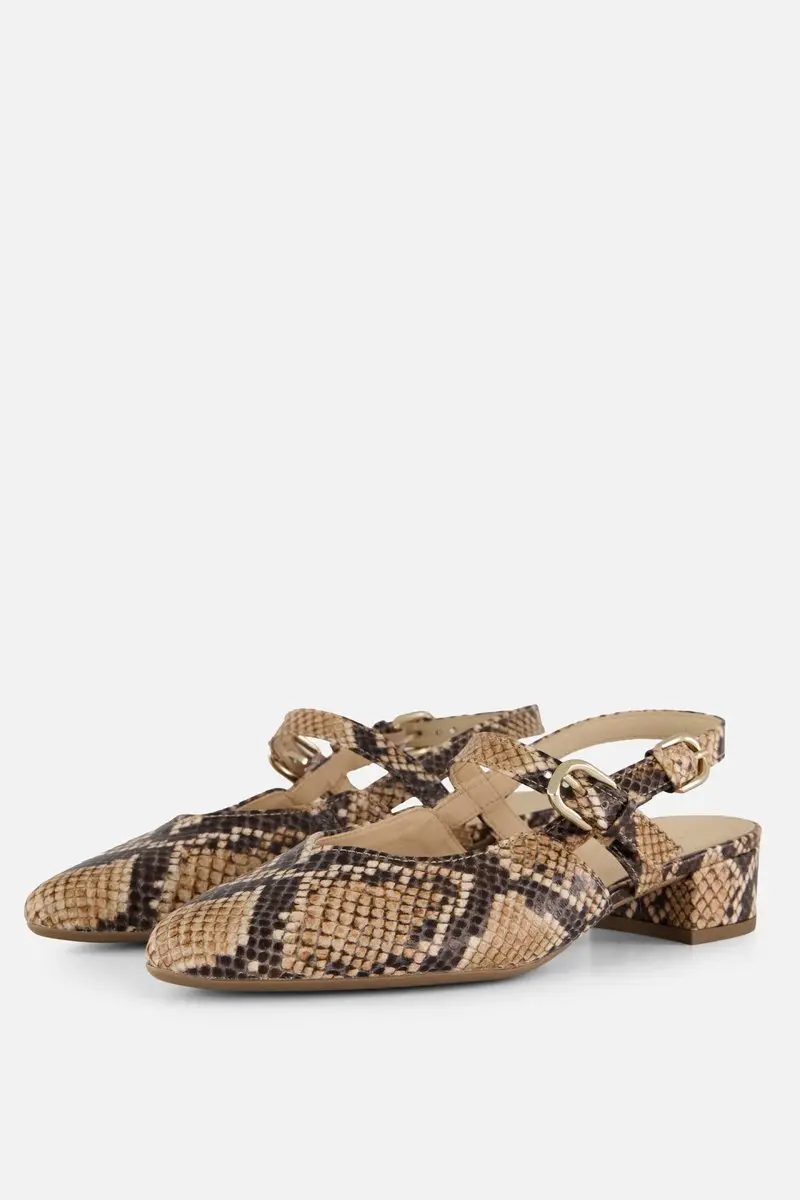 Gabor Instappers Python beige Synthetisch