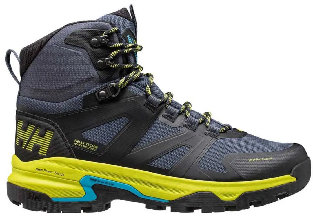 Helly Hansen Ascender Mid Ht Schoenen - 40.5 - Alpine Frost/Cyber Lime - afbeelding 4 van 6