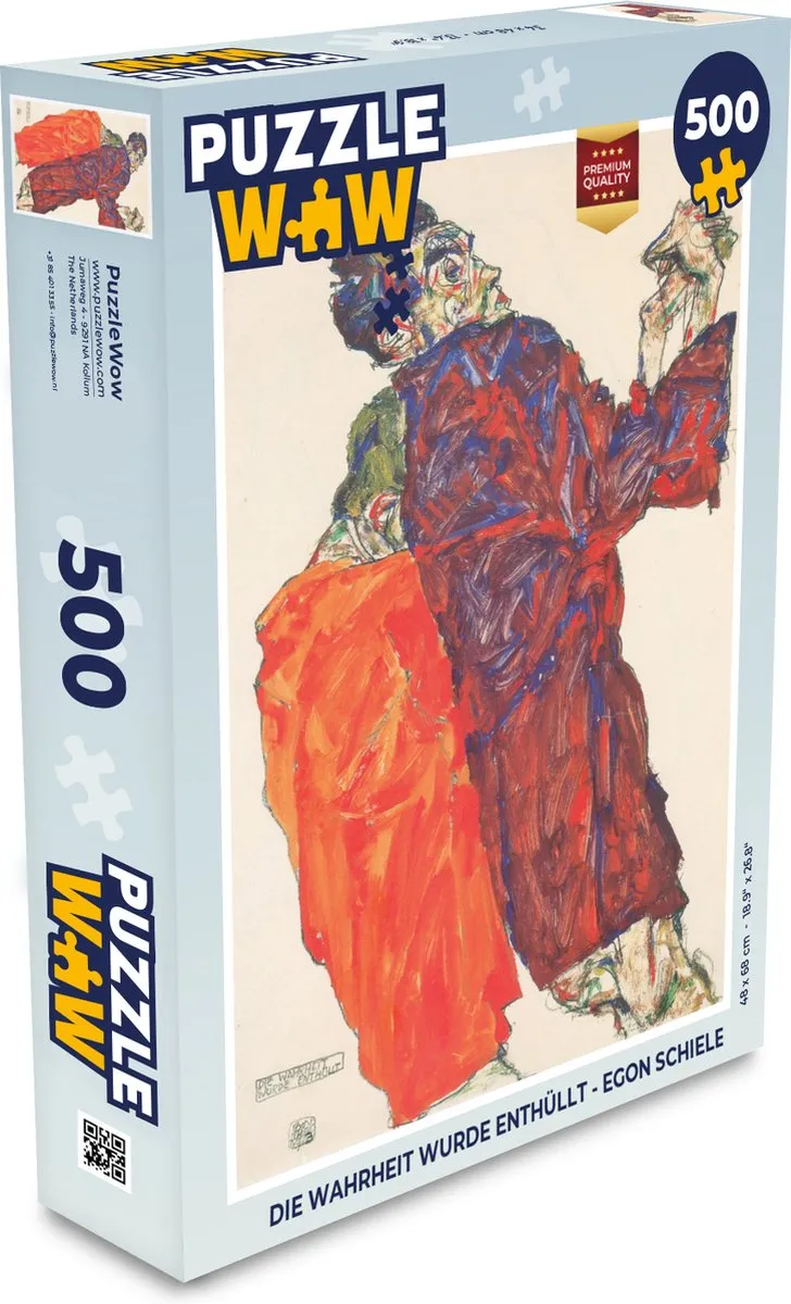 PuzzleWow Egon Schiele Legpuzzel 500 Stuks