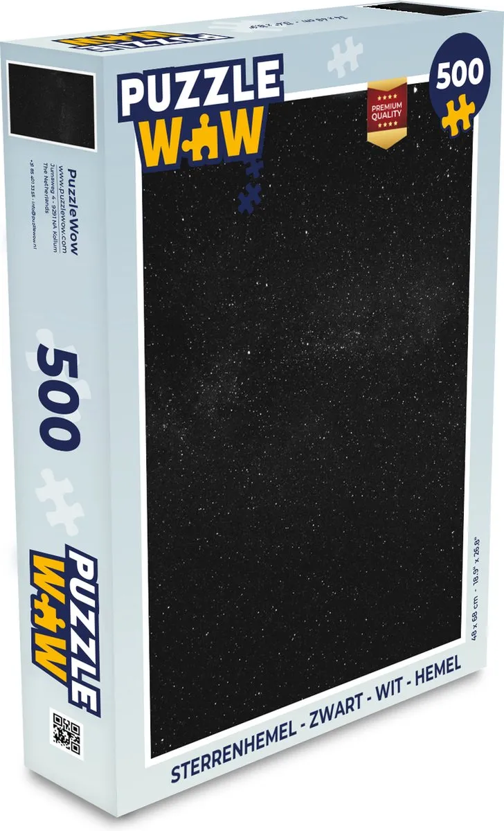 PuzzleWow Sterrenhemel Legpuzzel 500 Stuks - Multicolor