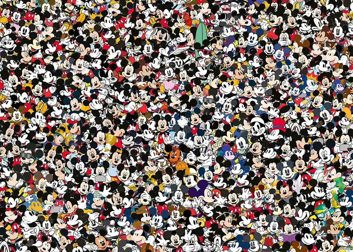 Ravensburger Mickey Mouse Legpuzzel 1000 Stuks - Multicolor